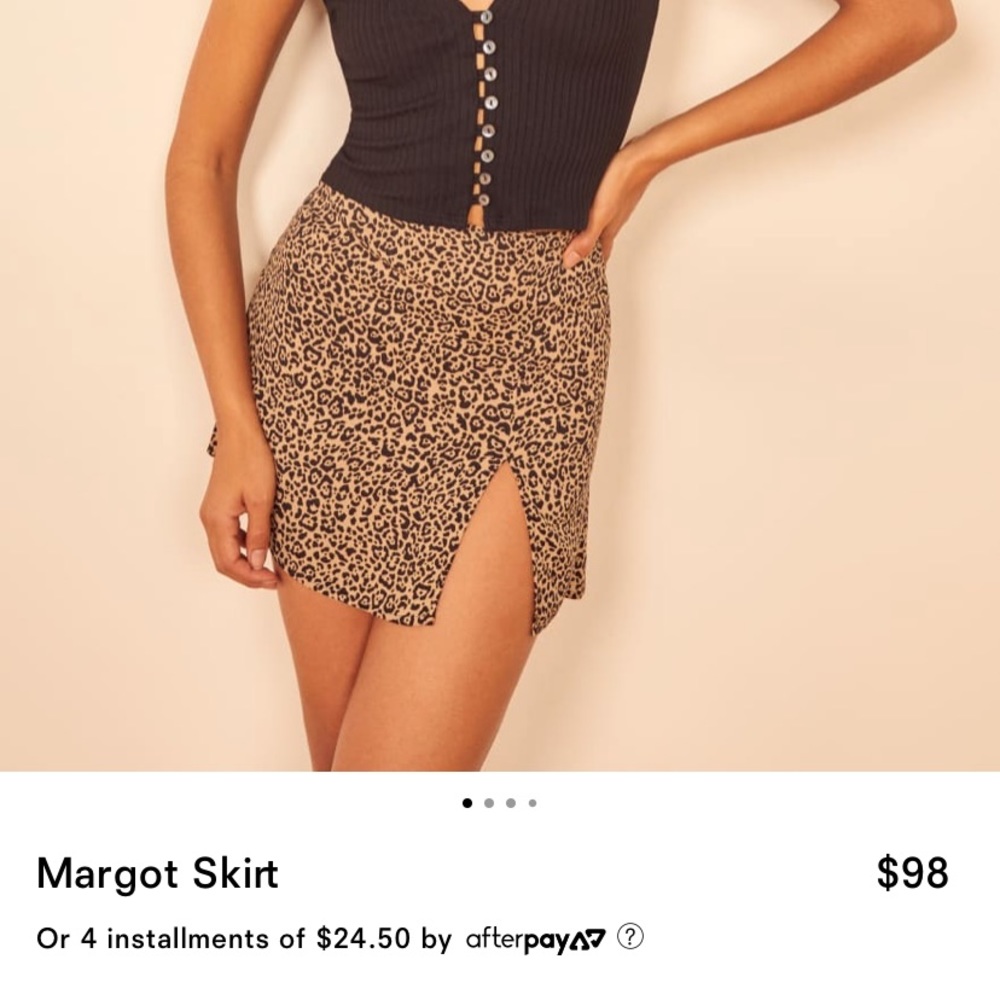 Reformation Margot skirt in Bengal print